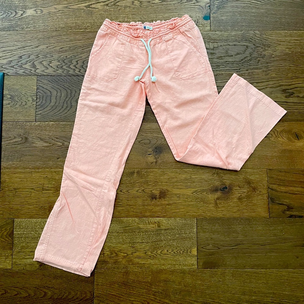 Peachy Oceanside Flared Beach Pants